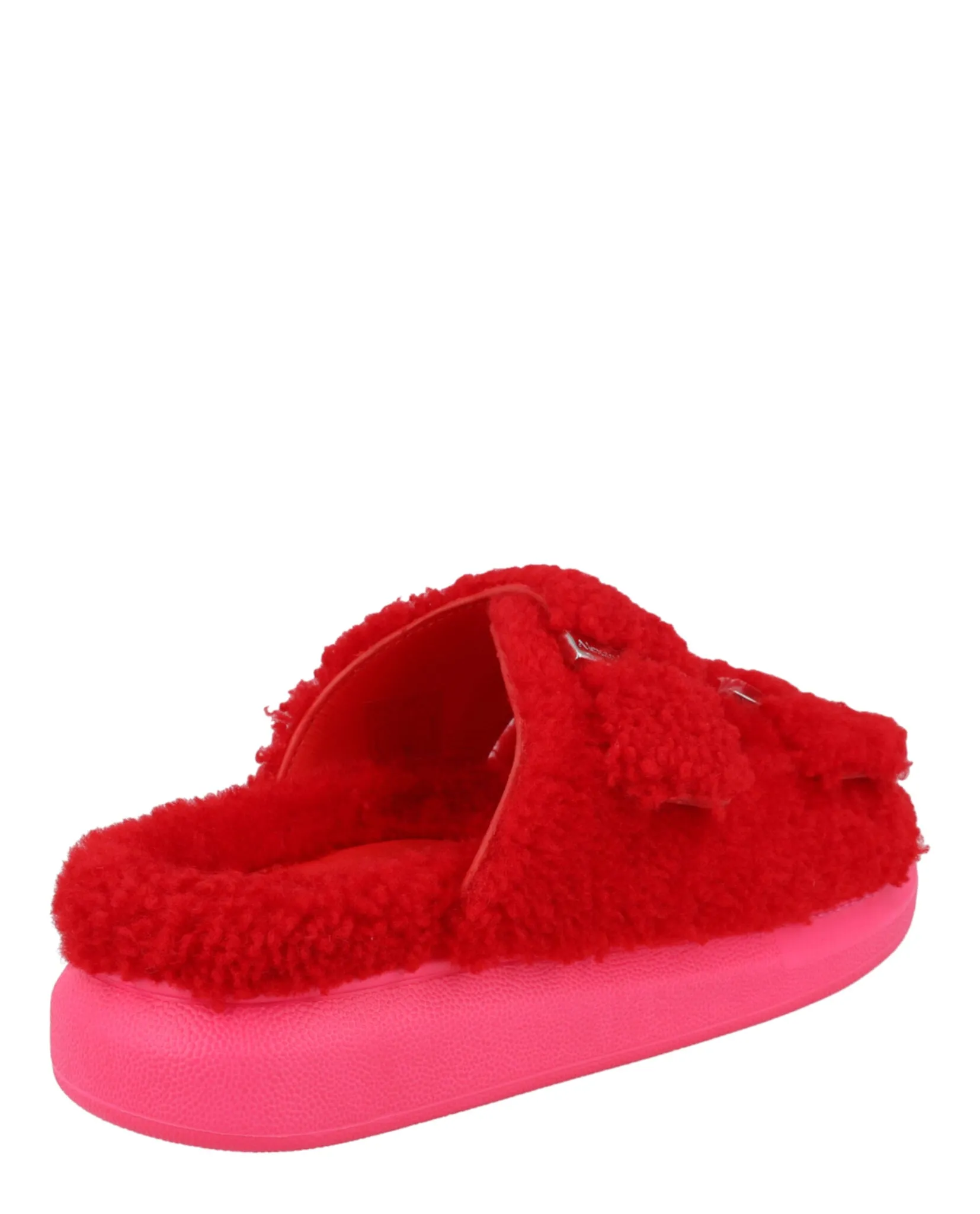 Alexander McQueen Shearling Slide Sandals by Carro Luxury Maison