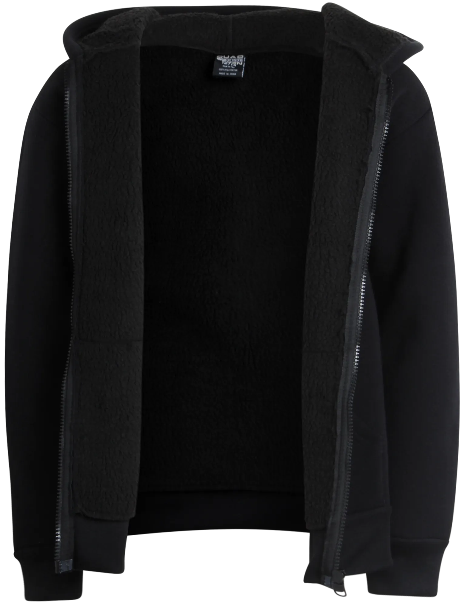 Boys Sweatshirt – Heavyweight Sherpa Fleece Lined Zip Hoodie Sweatshirt (Size: 8-18) - ZB138