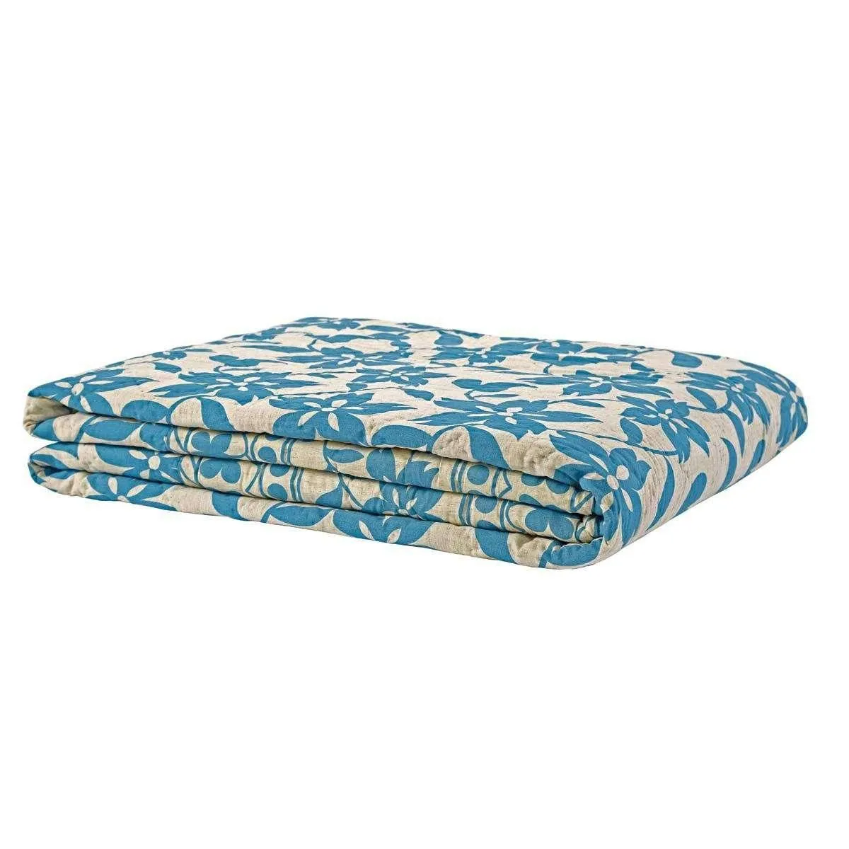 Briar Azure King Quilt 105Wx95L VHC Brands