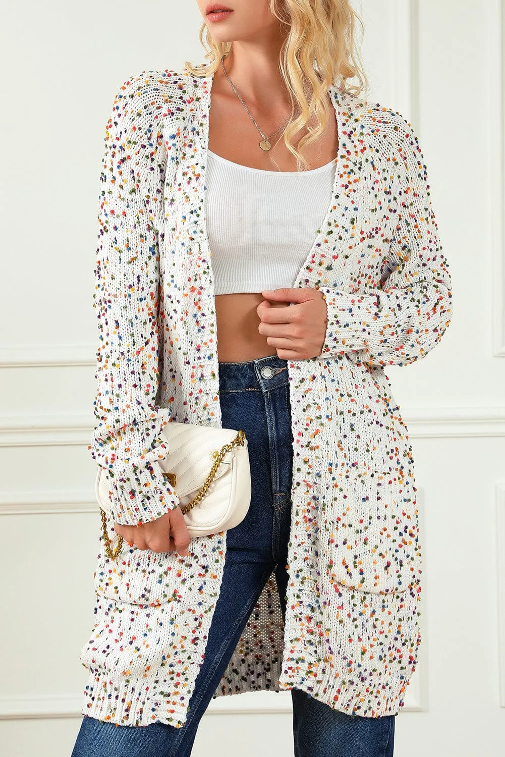 Buttonless Knit Cardigan