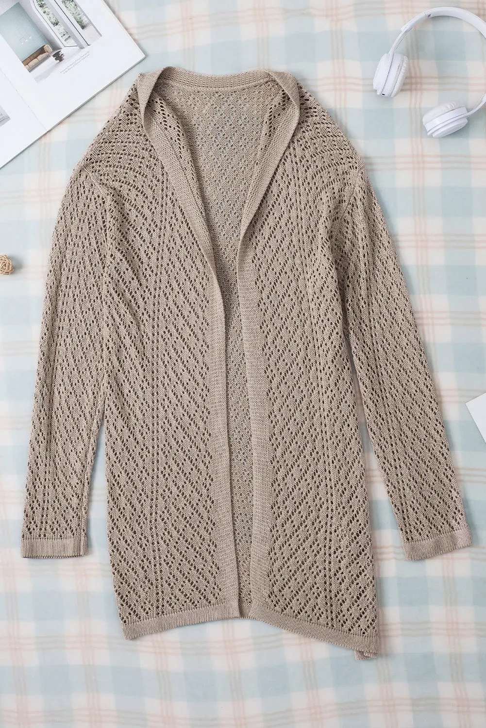 Buttonless Knit Cardigan
