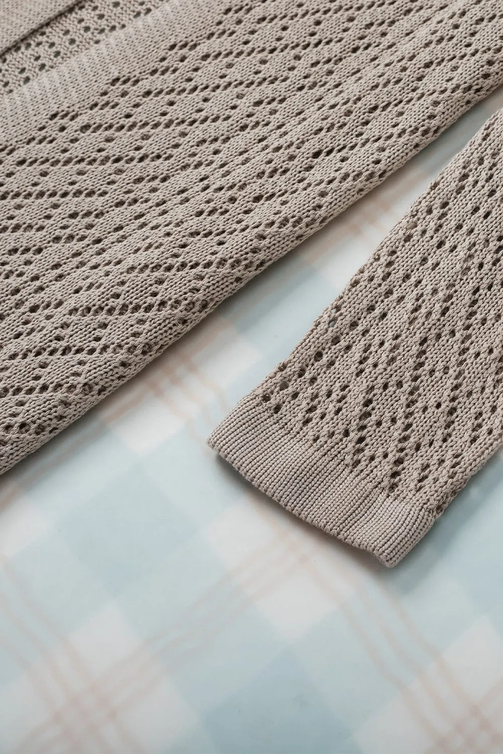 Buttonless Knit Cardigan