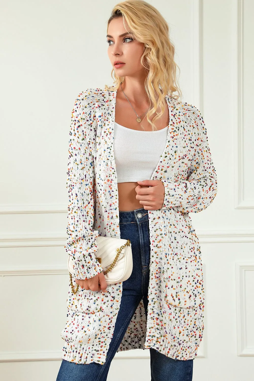 Buttonless Knit Cardigan