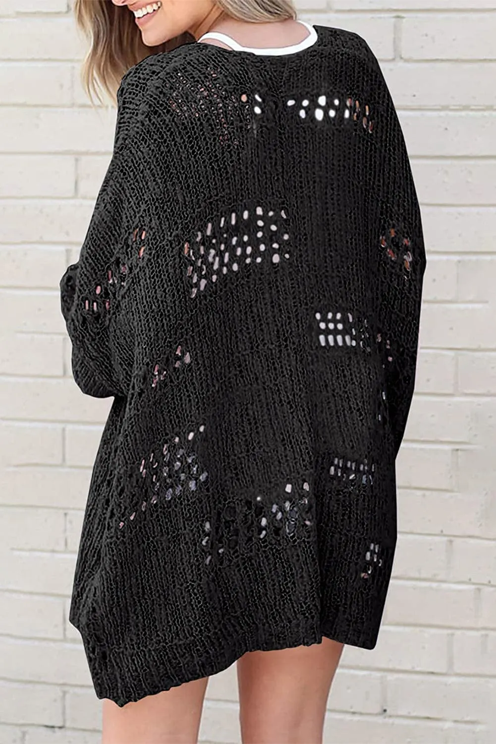 Buttonless Knit Cardigan