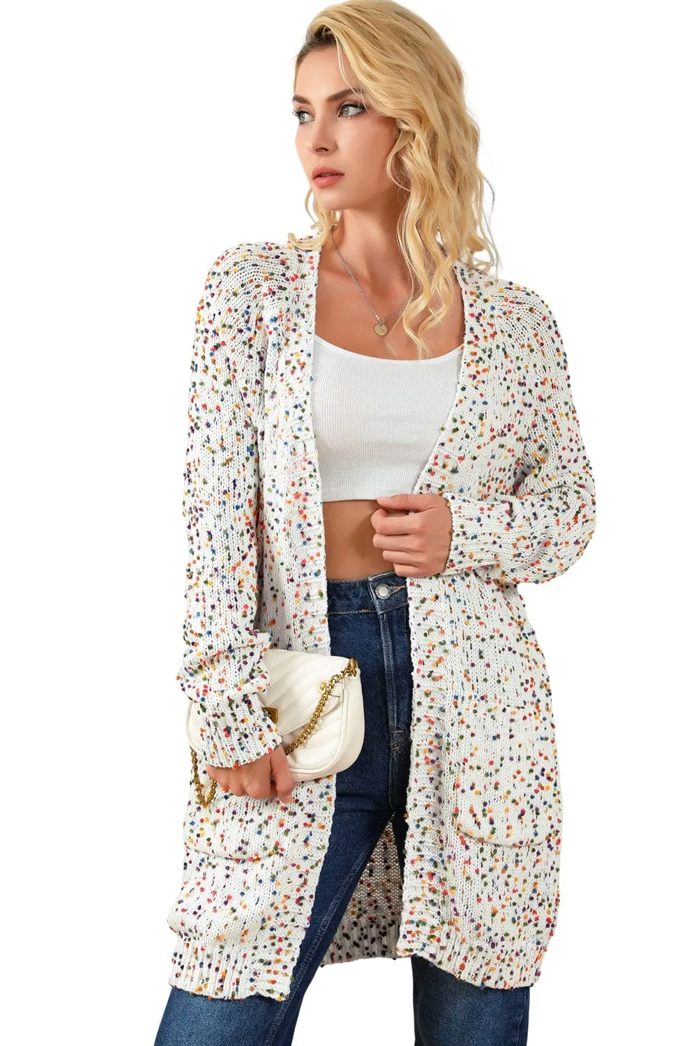 Buttonless Knit Cardigan