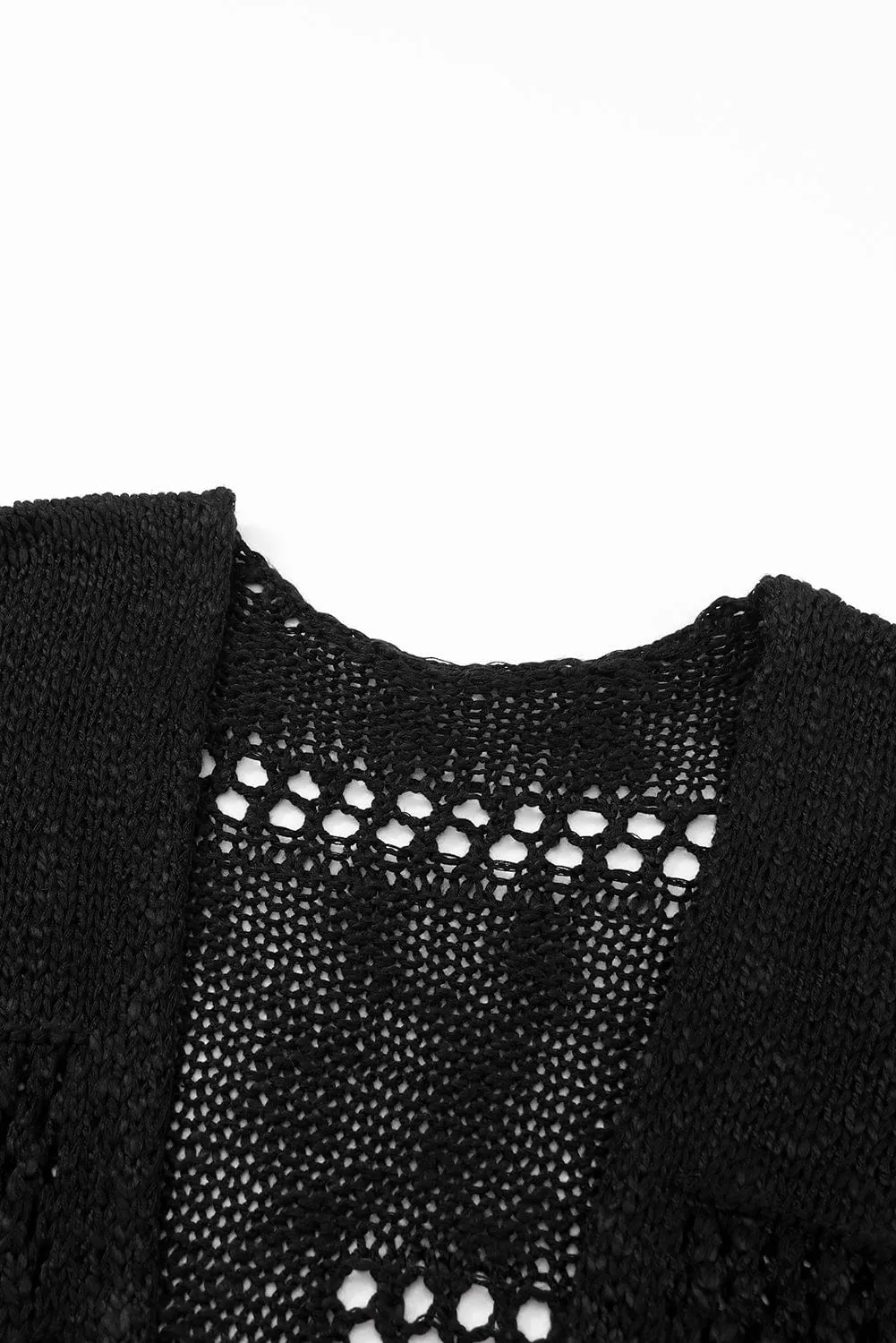 Buttonless Knit Cardigan