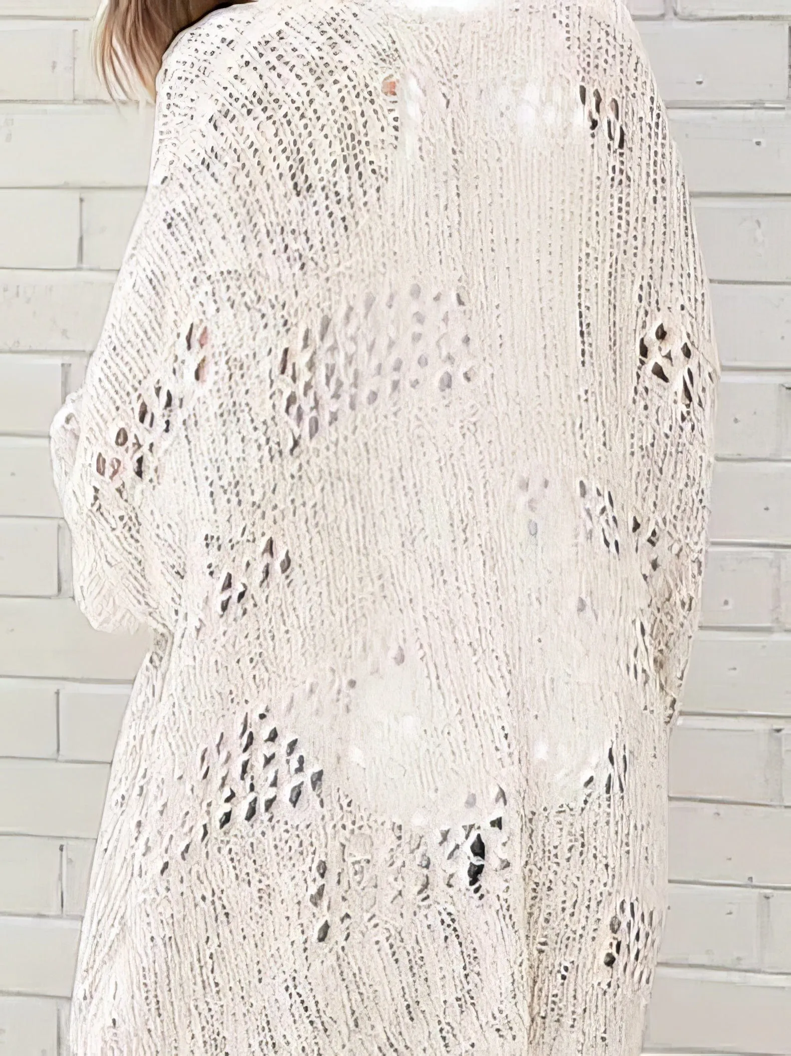 Buttonless Knit Cardigan
