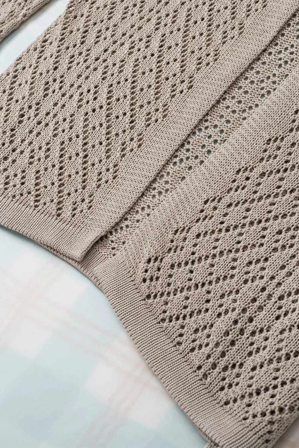Buttonless Knit Cardigan