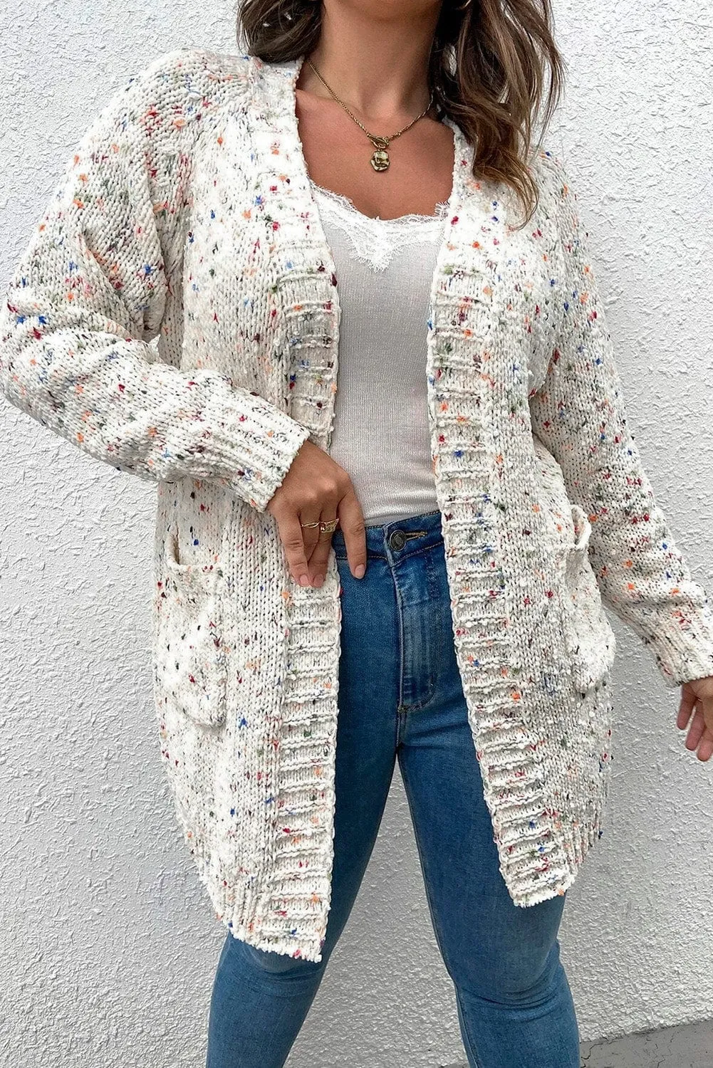 Buttonless Knit Cardigan