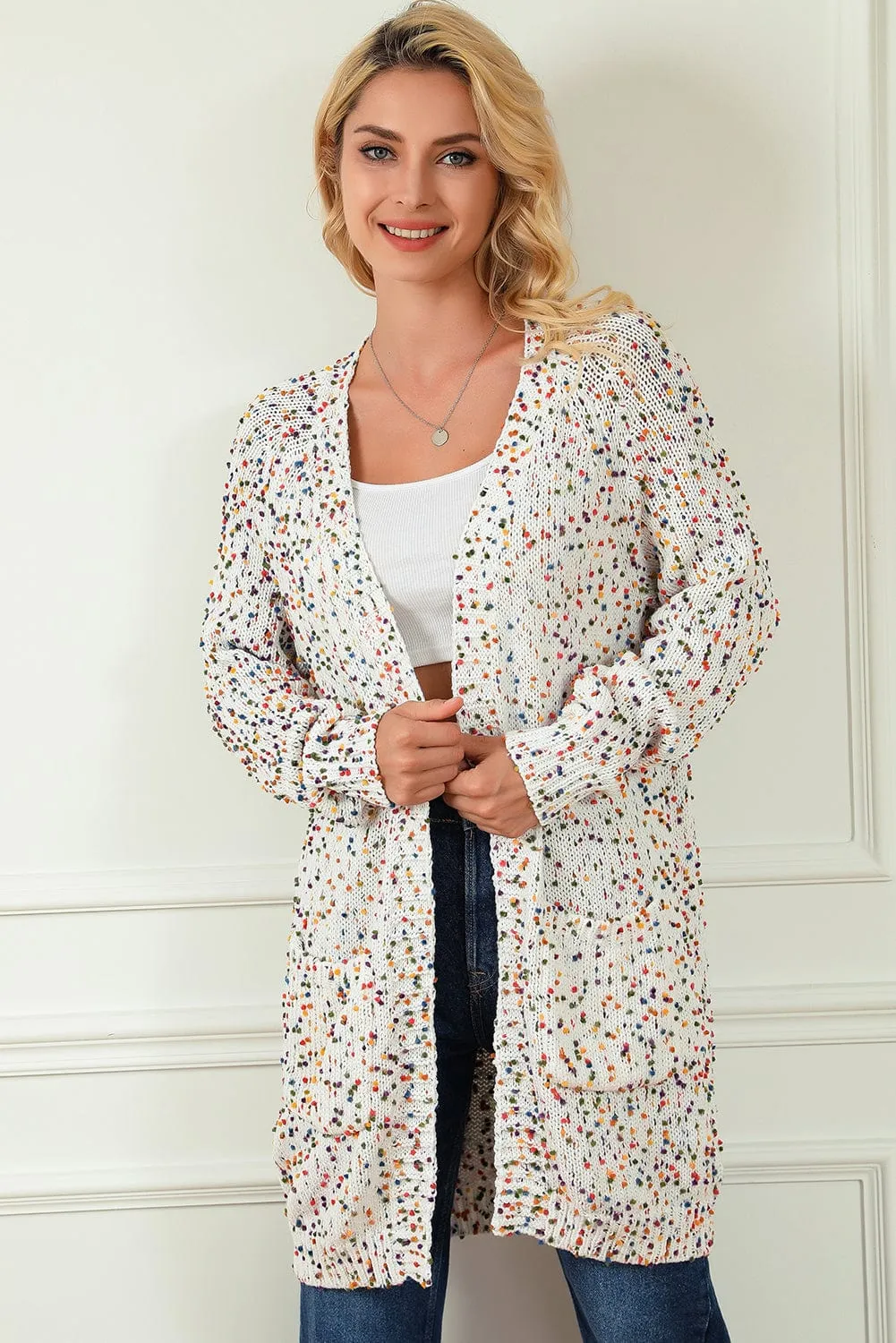 Buttonless Knit Cardigan