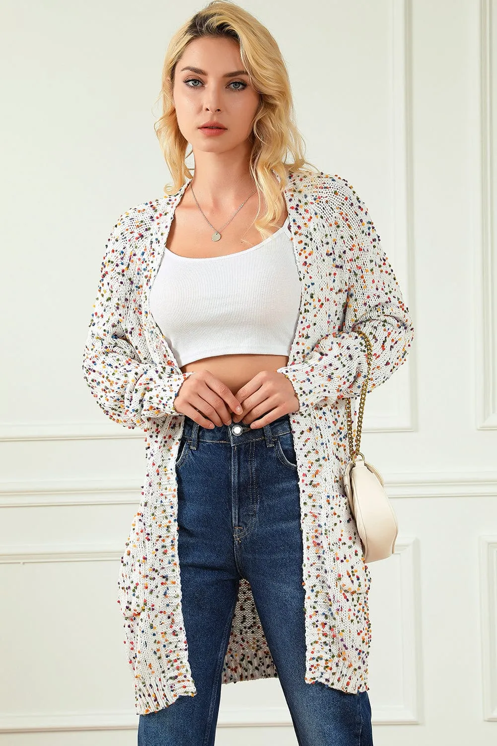 Buttonless Knit Cardigan