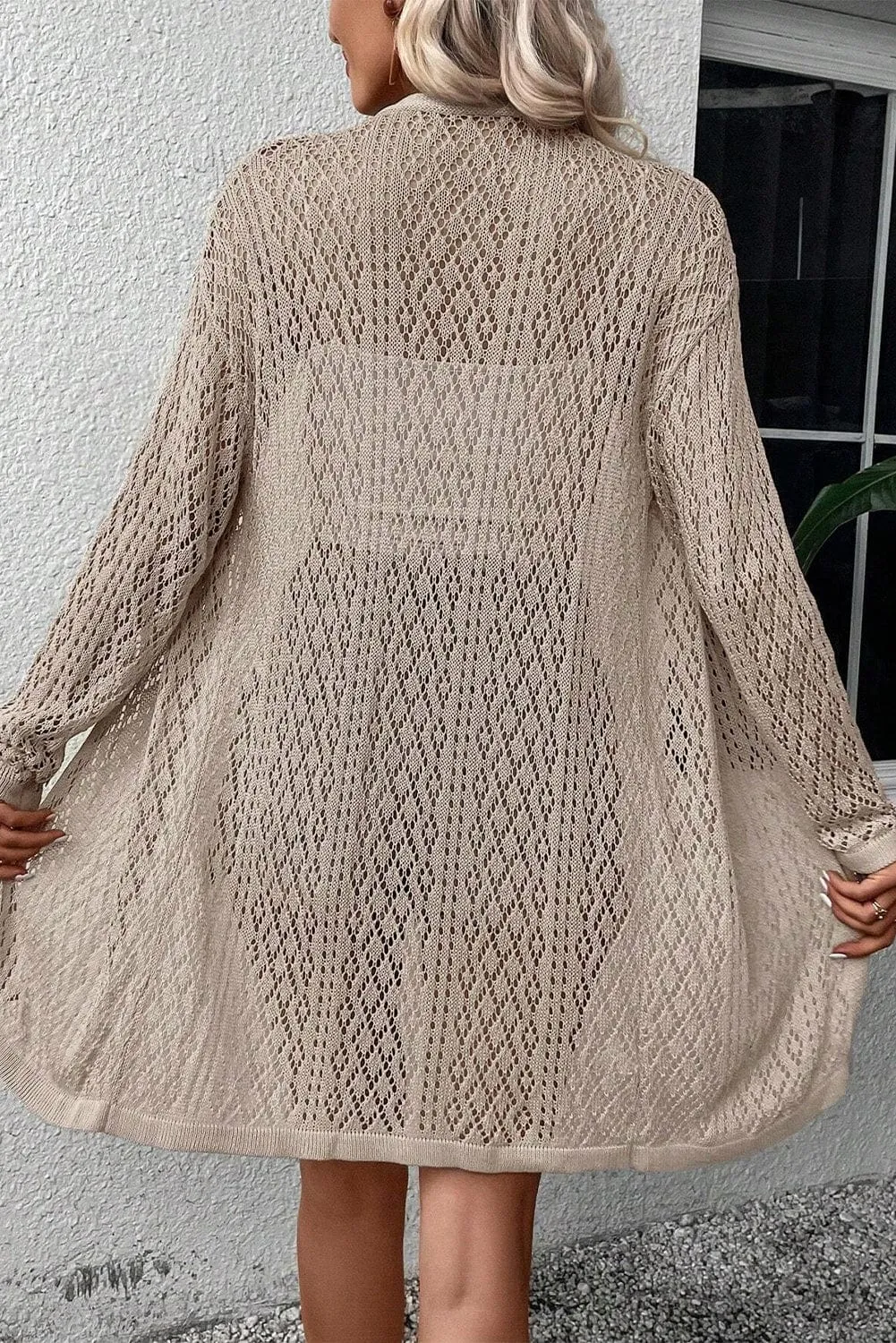 Buttonless Knit Cardigan