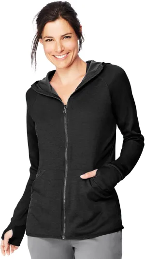 Hanes Sport Women's Performance Fleece Full Zip Hoodie