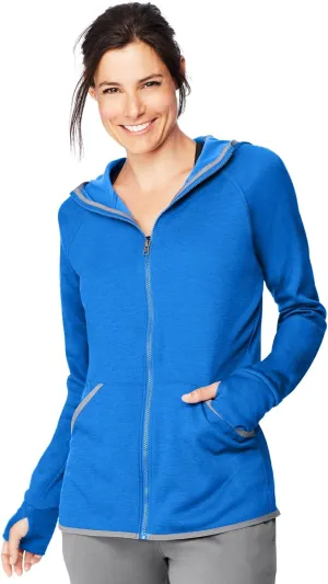 Hanes Sport Women's Performance Fleece Full Zip Hoodie