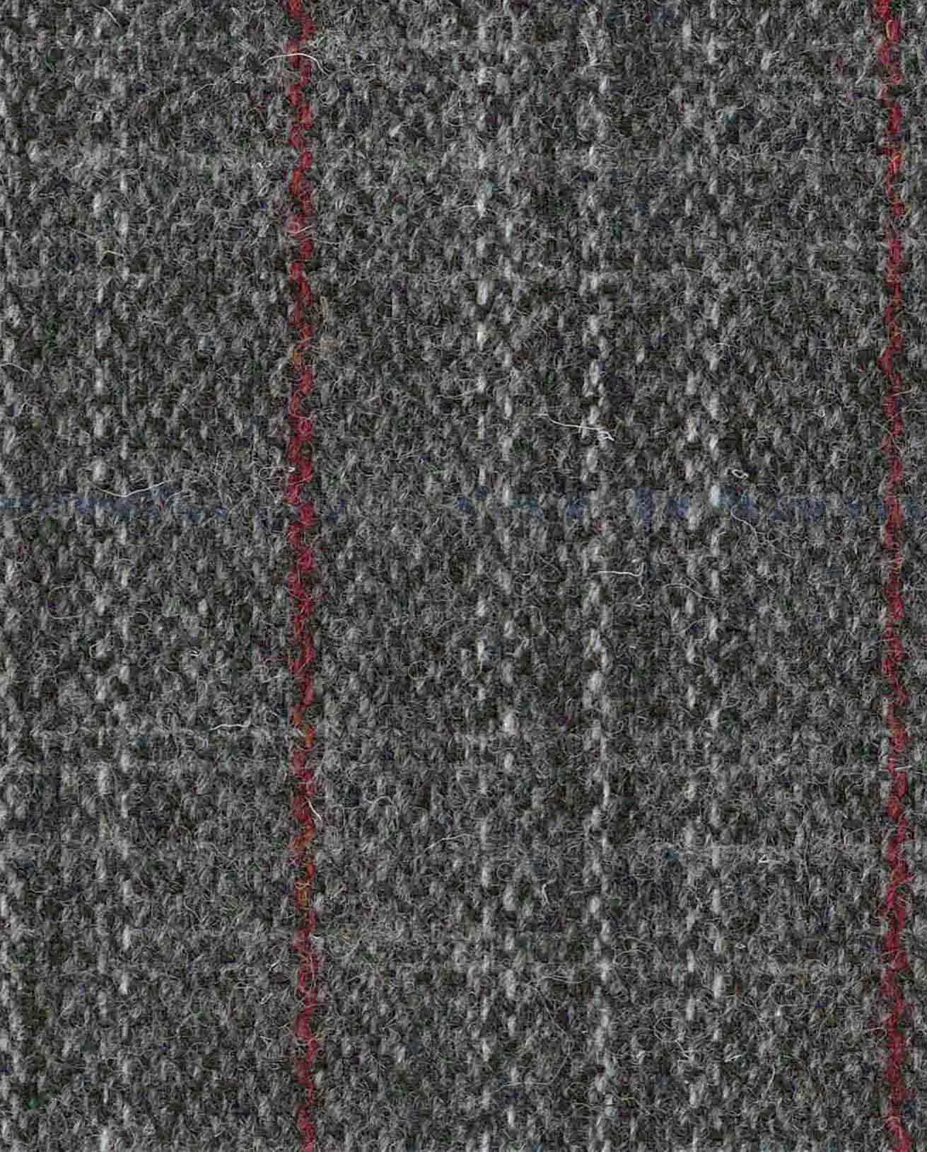 London tweed blazer, Harris Tweed, grå med blå/rød overtern