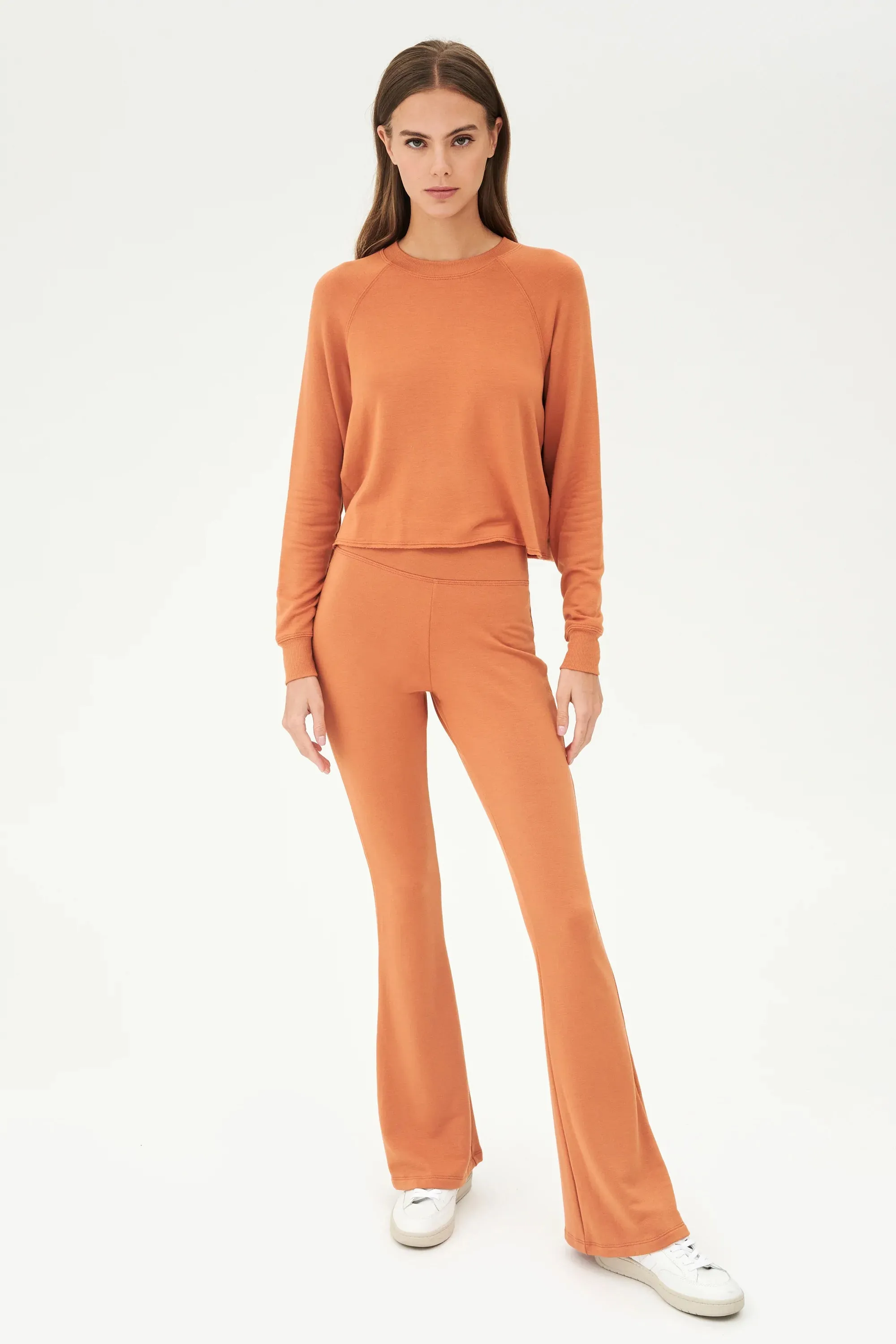 Raquel Fleece Flare Pecan