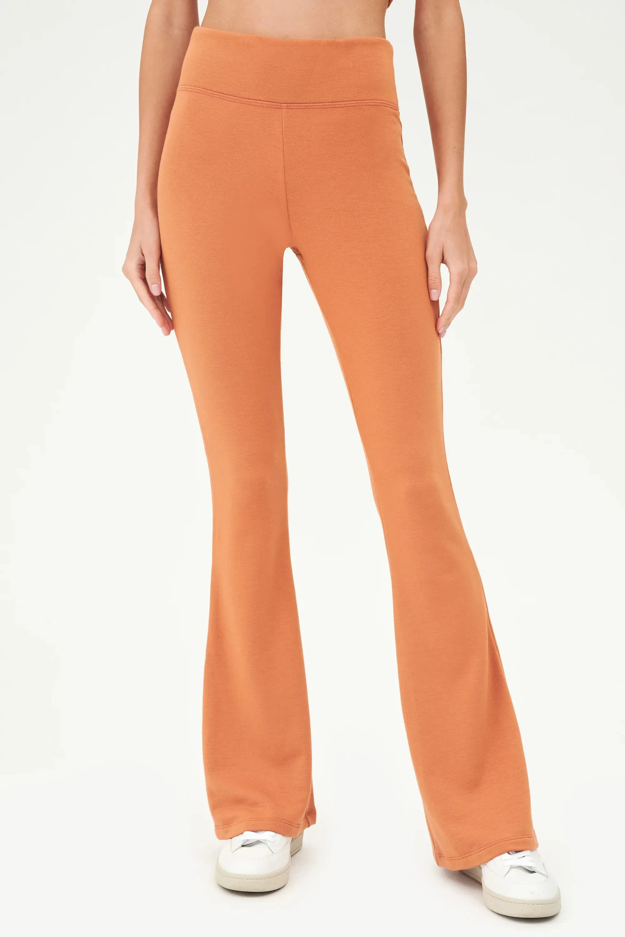Raquel Fleece Flare Pecan