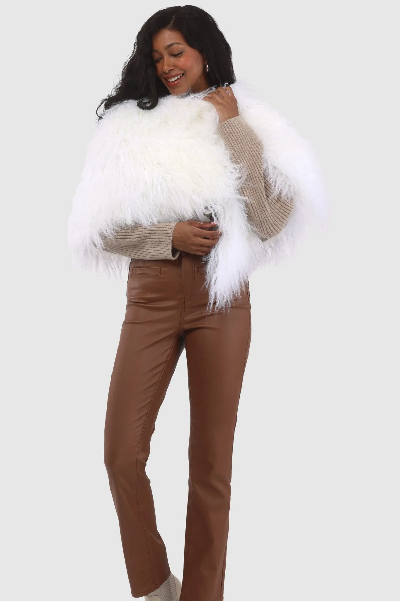 Select Mongolian Lamb Shawl