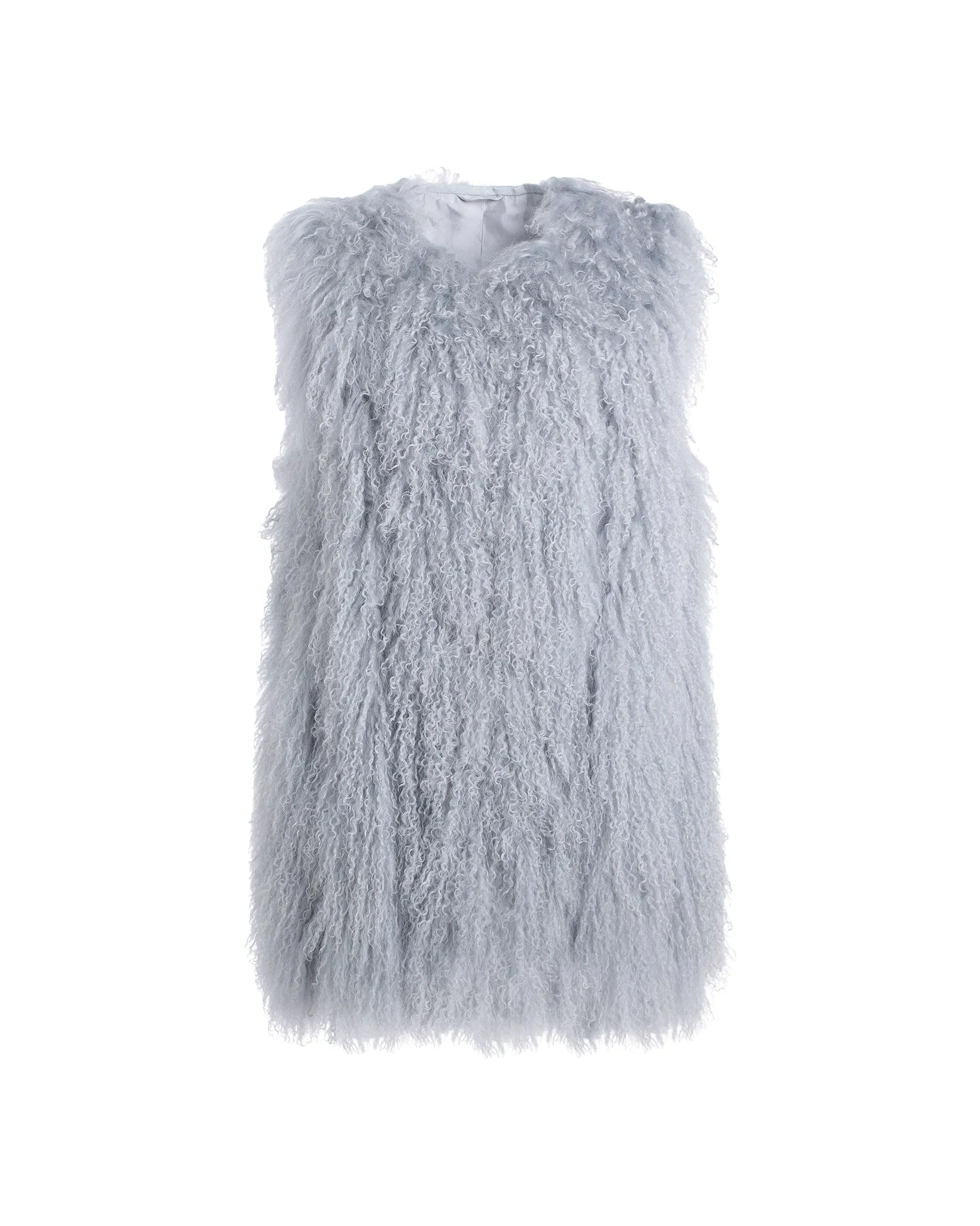 Select Mongolian Lamb Vertical Layer Vest