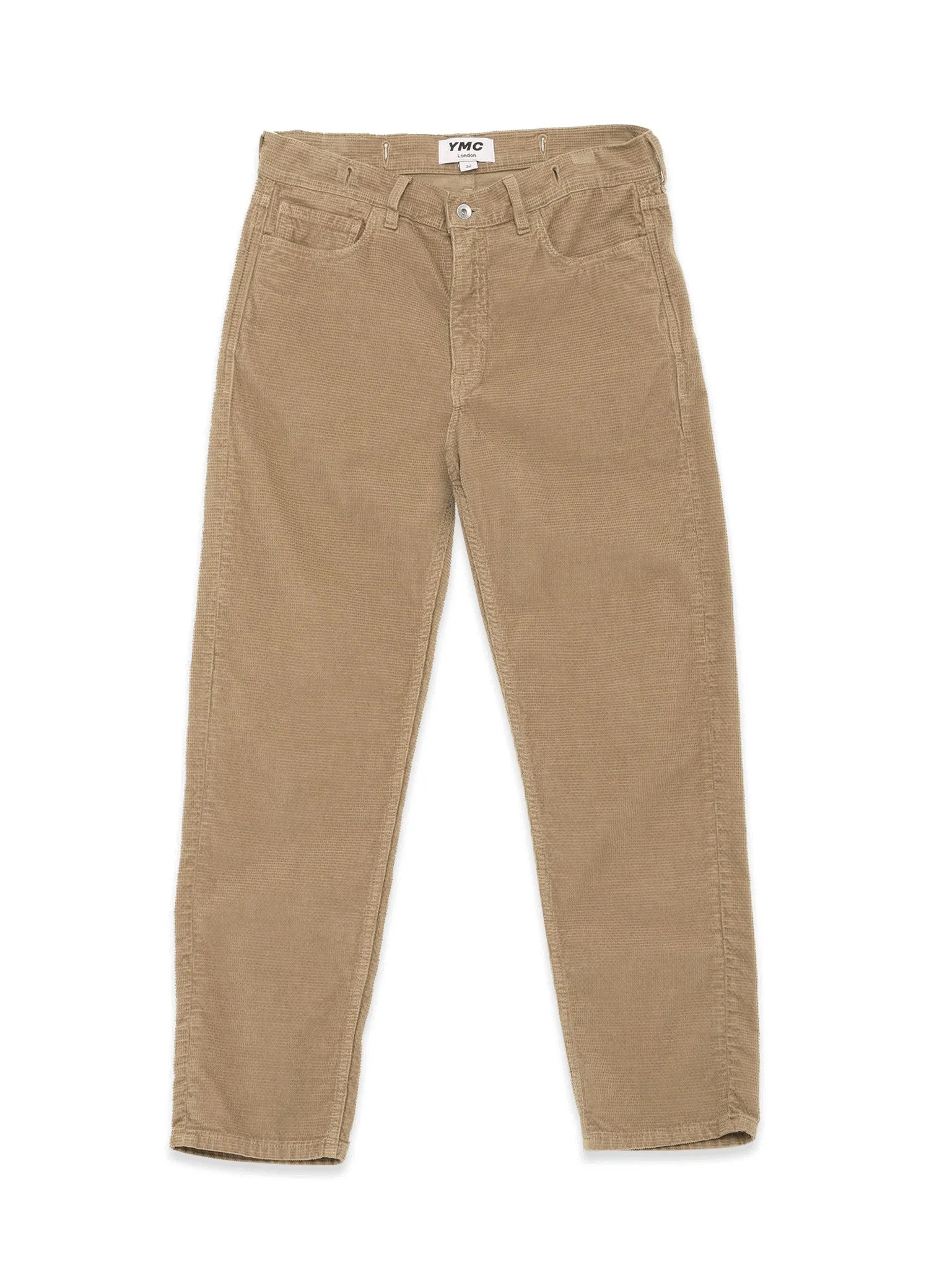 Tearaway Cotton Waffle Cord Jeans (Camel)